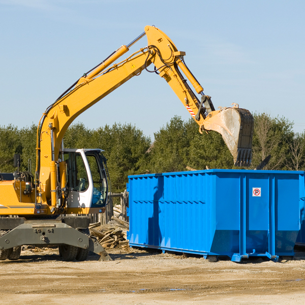 how does a residential dumpster rental service work in Bombay NY